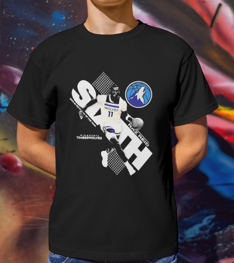 Naz Reid Sixth Man Minnesota Timberwolves Basketball Wolves T-Shirt