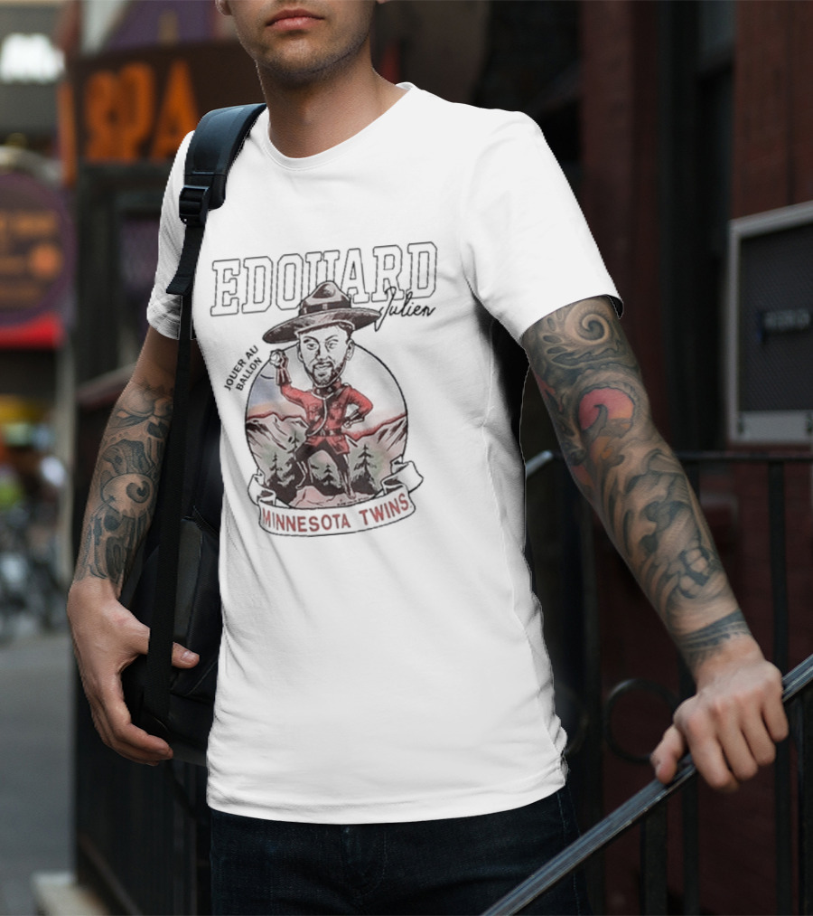 Edouard Julien Jouer Au Ballon Minnesota Twins T-Shirt