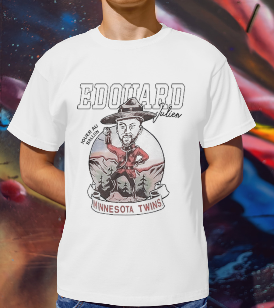Edouard Julien Jouer Au Ballon Minnesota Twins T-Shirt