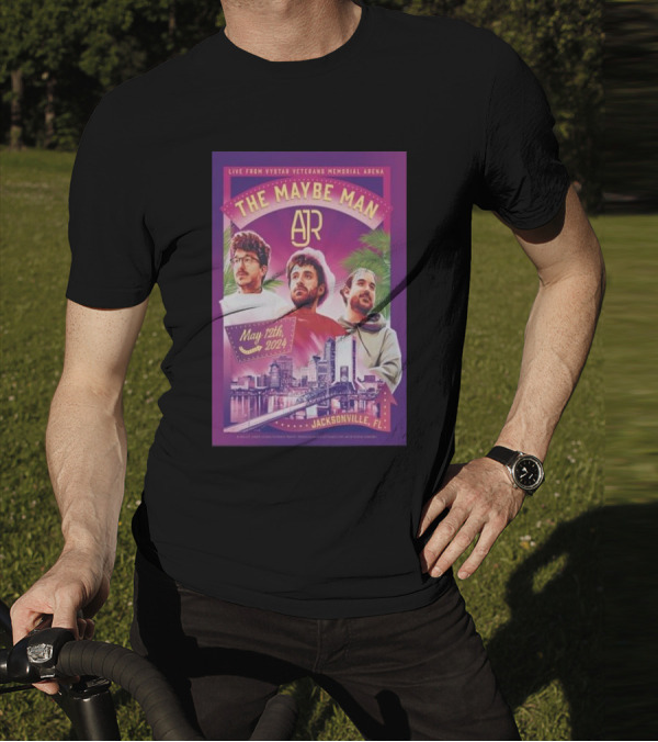 LIVE FROM VYSTAR VETERANS MEMORIAL ARENA THE MAYBE MAN AJR JACKSONVILLE FL MAY 12TH T-Shirt