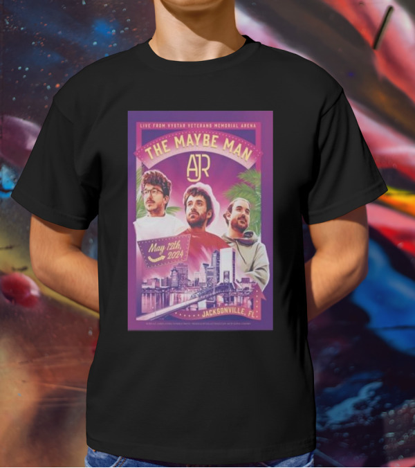 LIVE FROM VYSTAR VETERANS MEMORIAL ARENA THE MAYBE MAN AJR JACKSONVILLE FL MAY 12TH T-Shirt