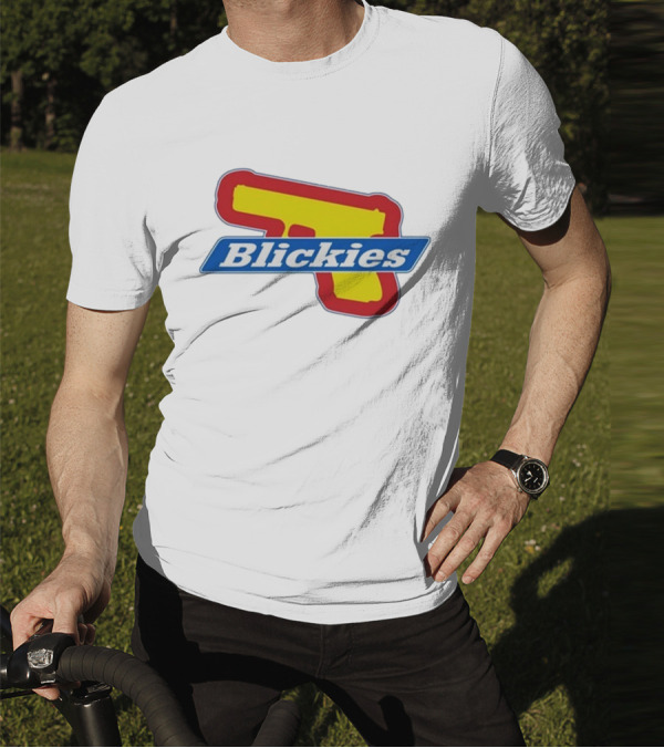 Blickies Gun Icon Logo 10Cellphones T-Shirt