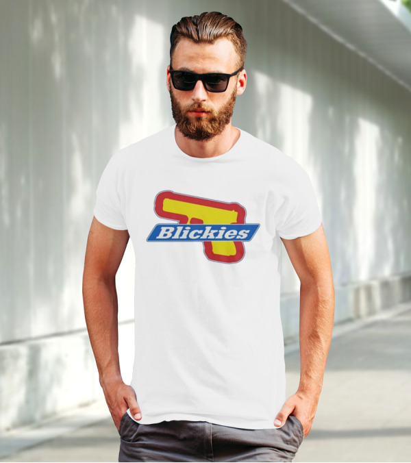 Blickies Gun Icon Logo 10Cellphones T-Shirt