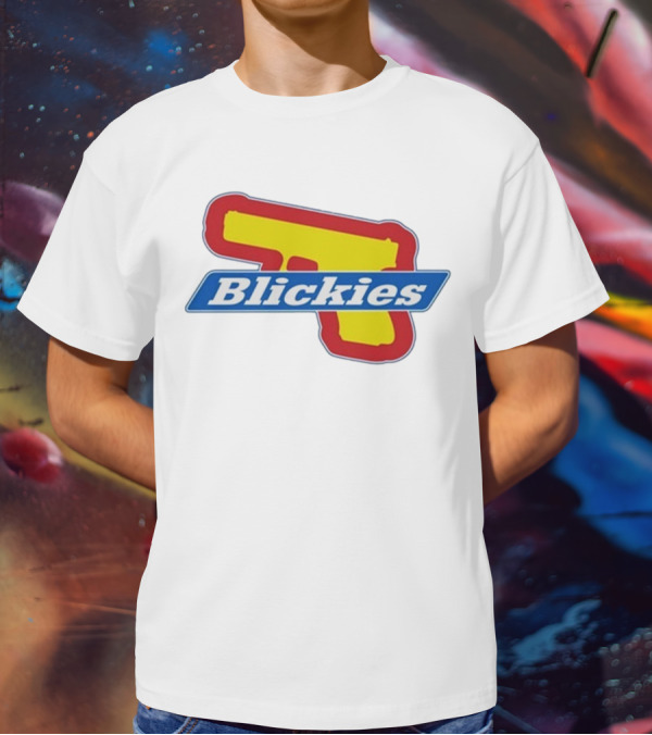 Blickies Gun Icon Logo 10Cellphones T-Shirt