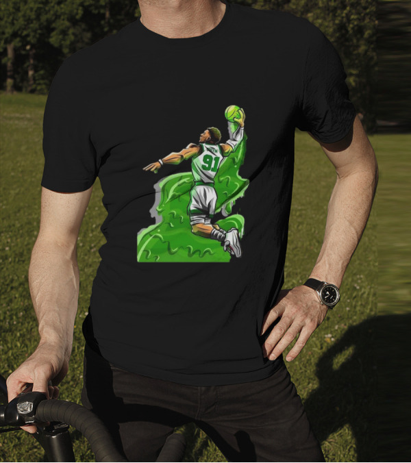 Blake Griffin Boston Celtics Number 91 Dunking Basketball T-Shirt