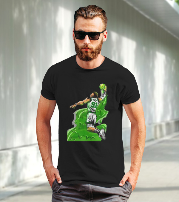 Blake Griffin Boston Celtics Number 91 Dunking Basketball T-Shirt