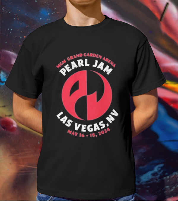 MGM Grand Garden Arena Pearl Jam Las Vegas NV May 16-18 T-Shirt
