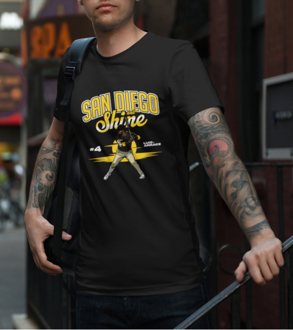San Diego And Shine Luis Arráez #4 Baseball Player T-Shirt