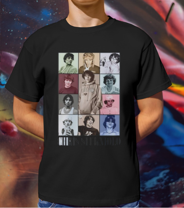 Fuzeprint Chris Sturniolo Multicolor Portrait Grid Collection T-Shirt