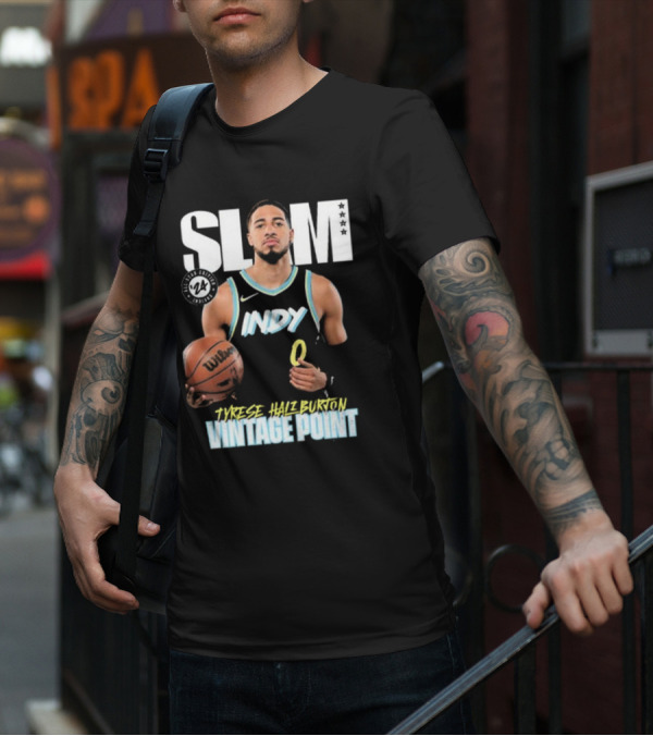 SLAM All-Star Vintage Point Tyrese Haliburton Indy Vol 4 T-Shirt