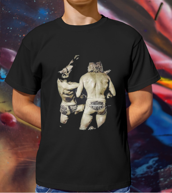 The One Star Brad Attitude Era Picture Perfect Cheek Wrestling Scene T-Shirt