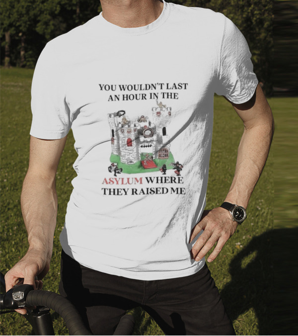 You Wouldn’t Last An Hour In The Asylum Where They Raised Me Castle T-Shirt