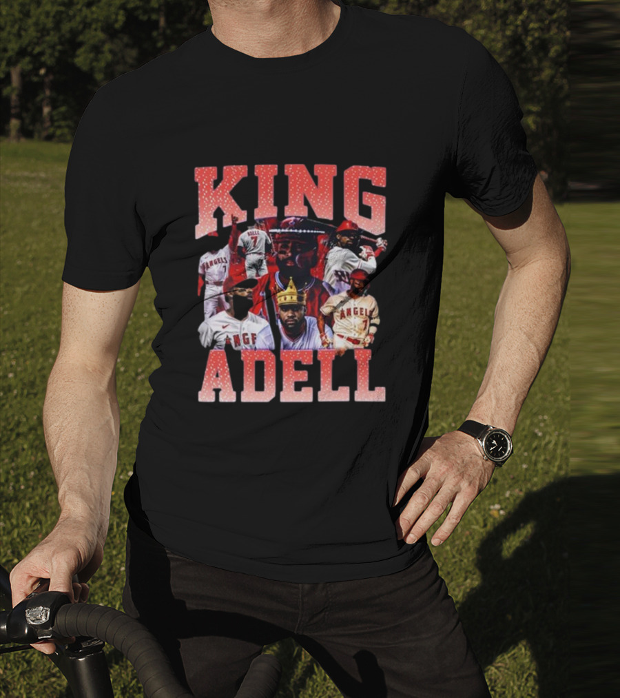 King Adell Angels Baseball Iconic Moments T-Shirt
