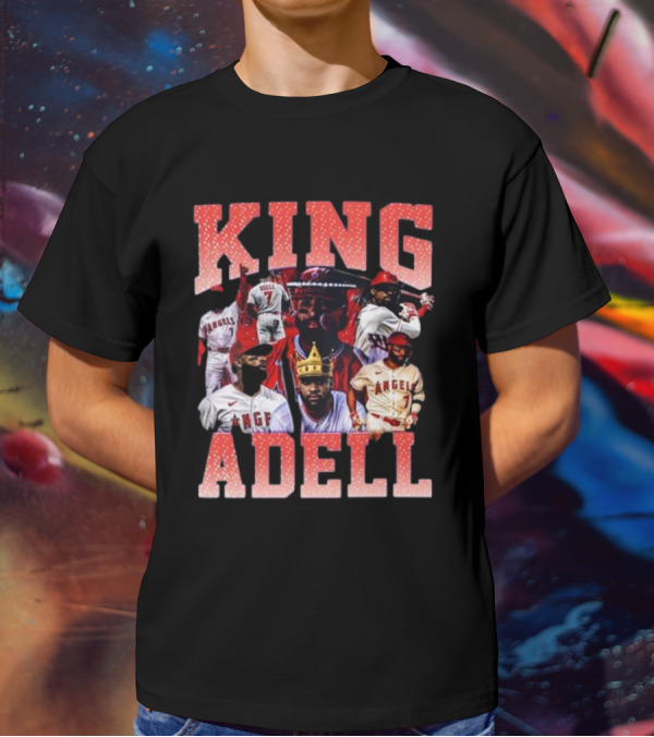 King Adell Angels Baseball Iconic Moments T-Shirt