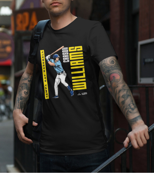 Carson Williams Tampa Bay Baseball Player Clutch Hitters T-Shirt