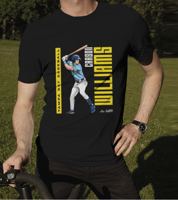 Carson Williams Tampa Bay Baseball Player Clutch Hitters T-Shirt
