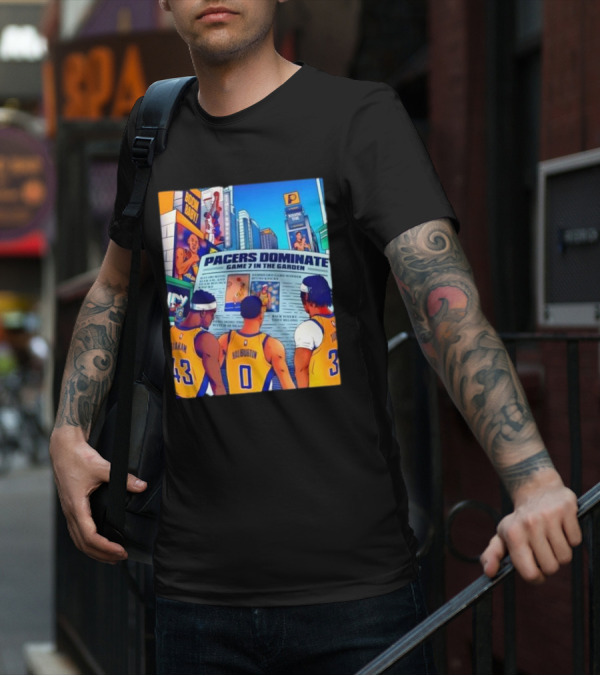 Pacers Dominate Game 7 In The Garden Broad Street Victory Highlights T-Shirt