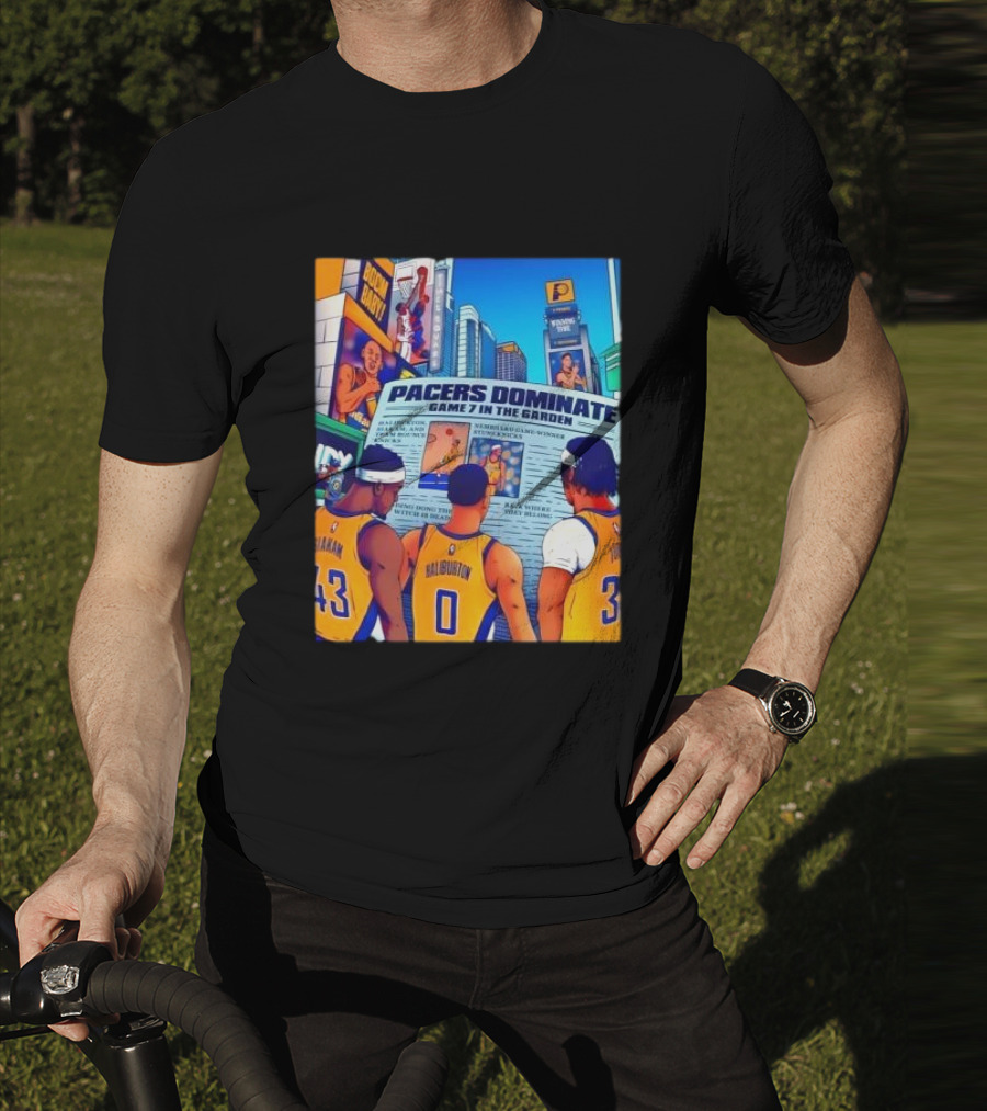 Pacers Dominate Game 7 In The Garden Broad Street Victory Highlights T-Shirt