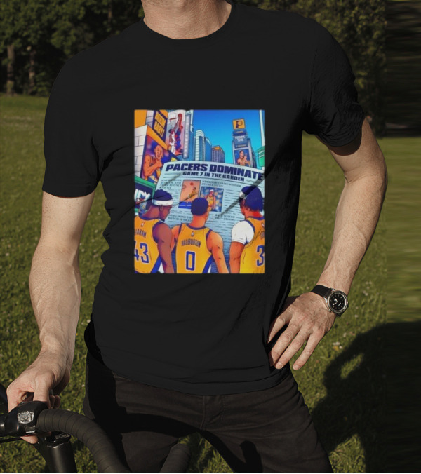 Pacers Dominate Game 7 In The Garden Broad Street Victory Highlights T-Shirt