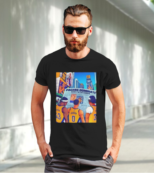 Pacers Dominate Game 7 In The Garden Broad Street Victory Highlights T-Shirt