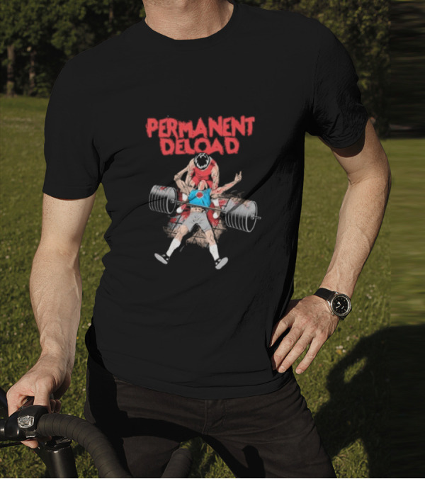 Raskol Permanent Deload Lifting Anime Manga T-Shirt