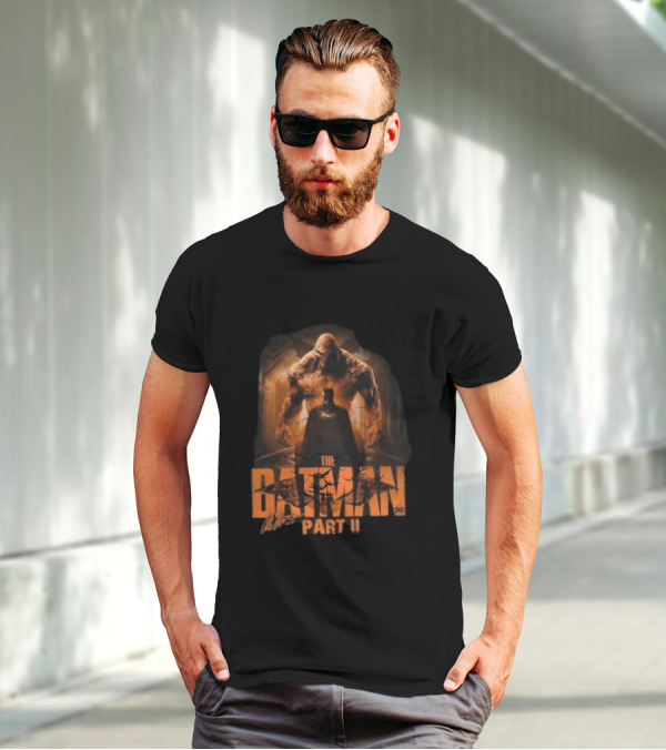 The Batman Part II Gotham City DC Comic Signature Hero T-Shirt