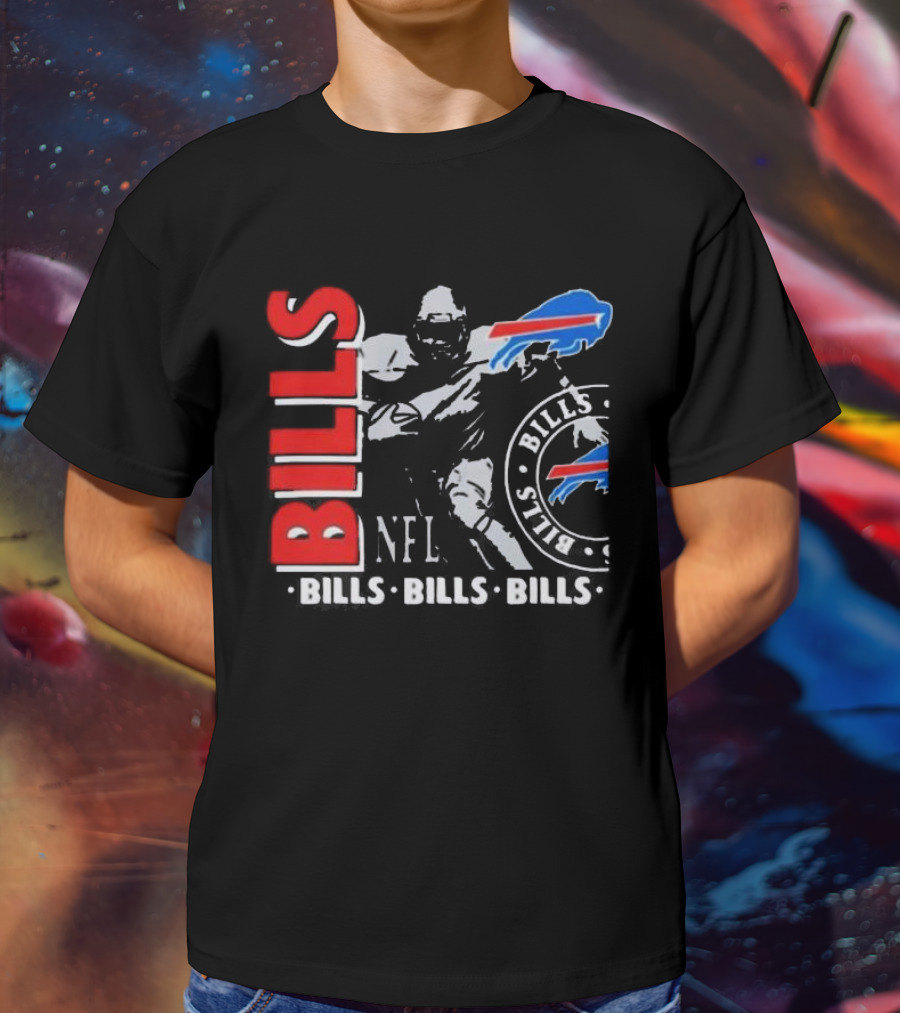Buffalo Bills NFL Football Player Bills Bills Bills Logo T-Shirt