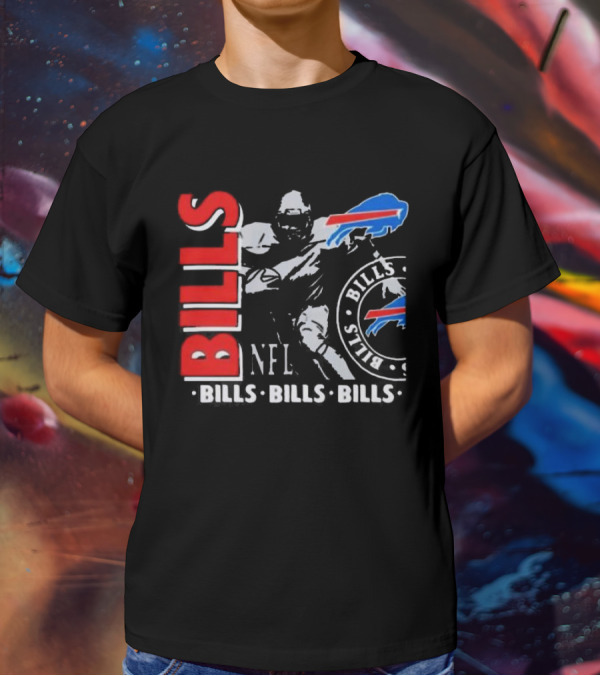 Buffalo Bills NFL Football Player Bills Bills Bills Logo T-Shirt