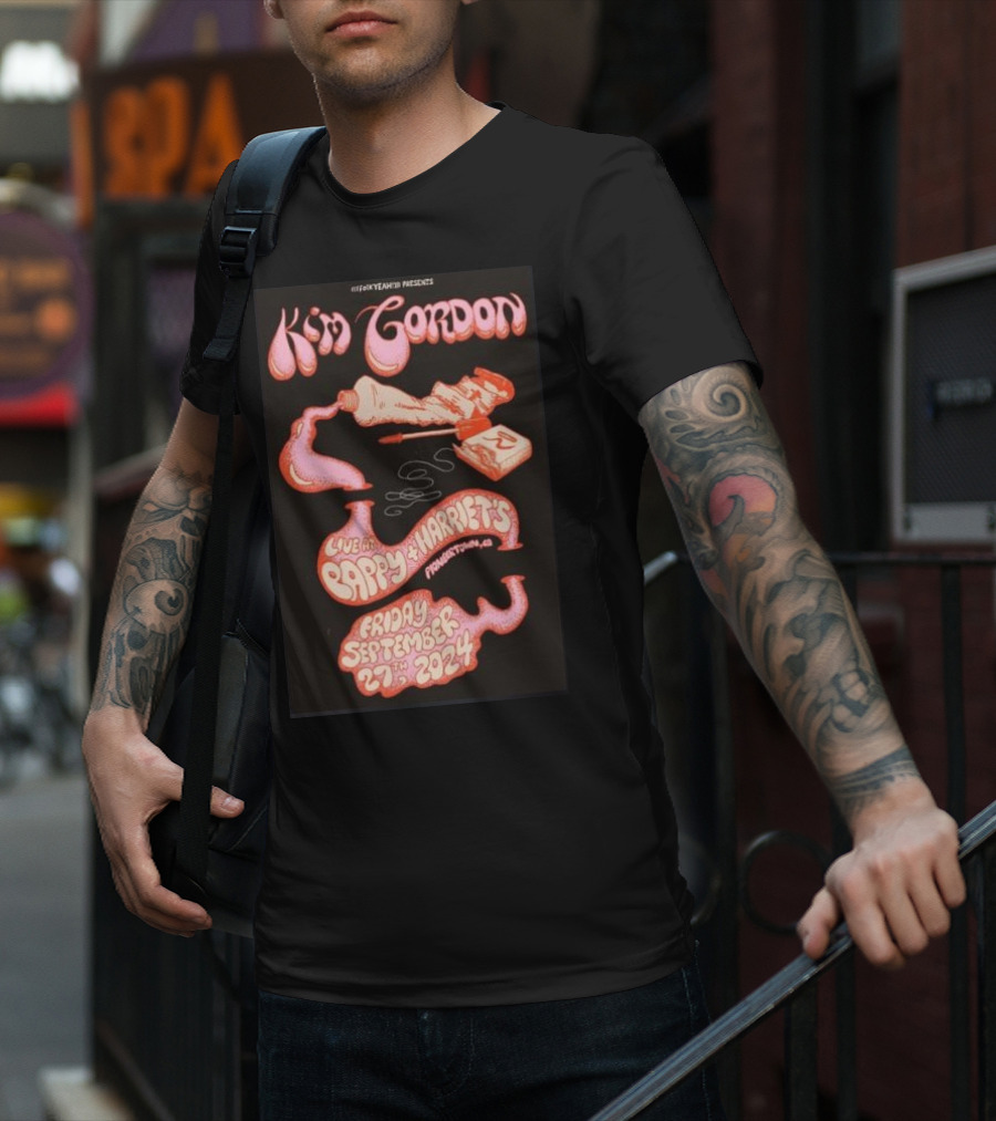 Kim Gordon Live At Pappy And Harriet's Pioneertown CA Friday September 27th T-Shirt
