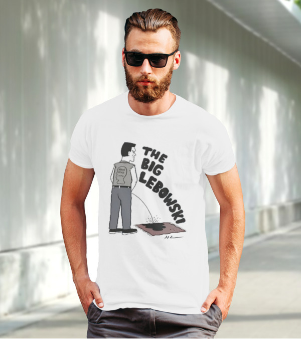 Brain Dead X The Big Lebowski Rug Scene Comic T-Shirt