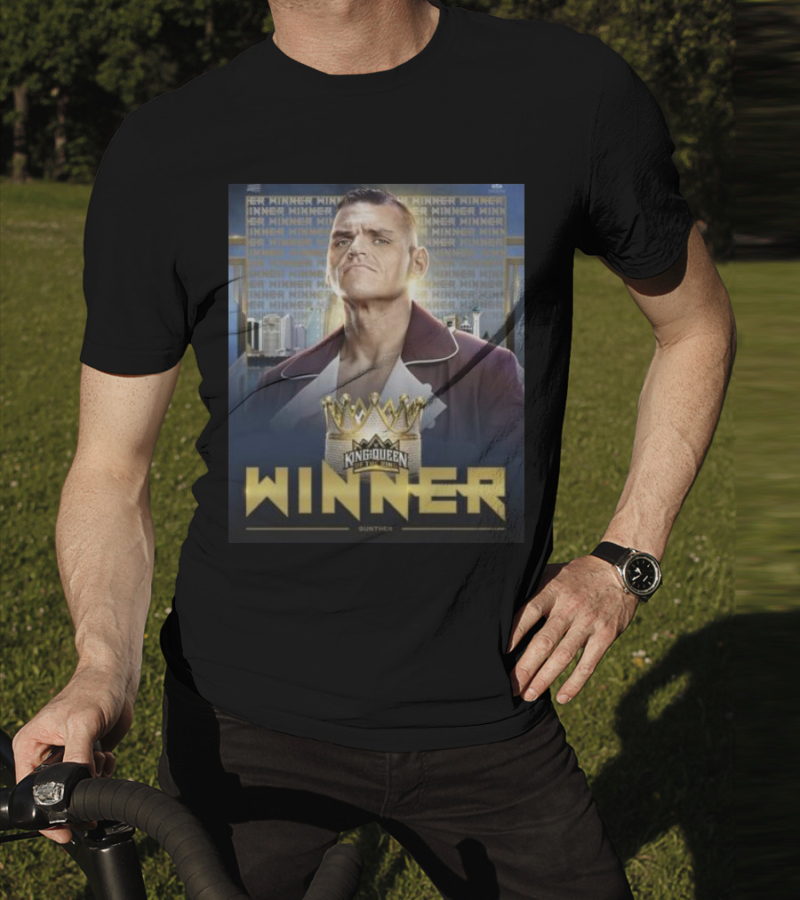 Gunther WWE King And Queen Of The Ring Winner Crown Champion T-Shirt