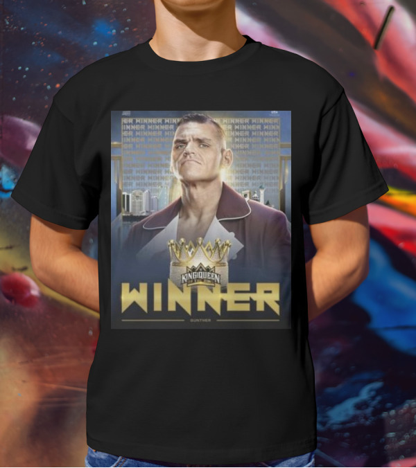 Gunther WWE King And Queen Of The Ring Winner Crown Champion T-Shirt