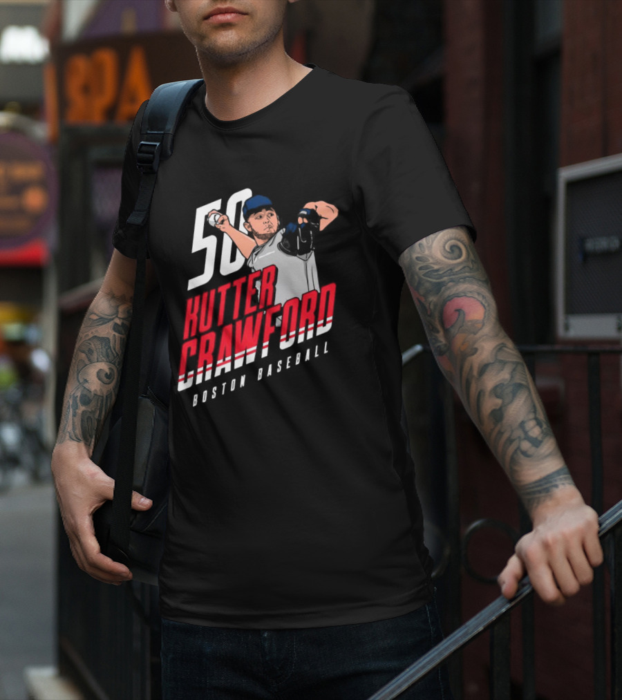 50 Kutter Crawford Boston Baseball T-Shirt