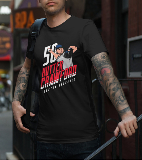 50 Kutter Crawford Boston Baseball T-Shirt