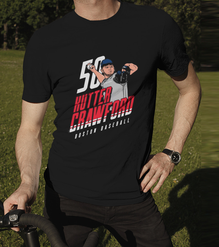 50 Kutter Crawford Boston Baseball T-Shirt