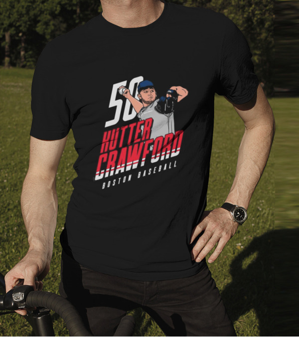 50 Kutter Crawford Boston Baseball T-Shirt