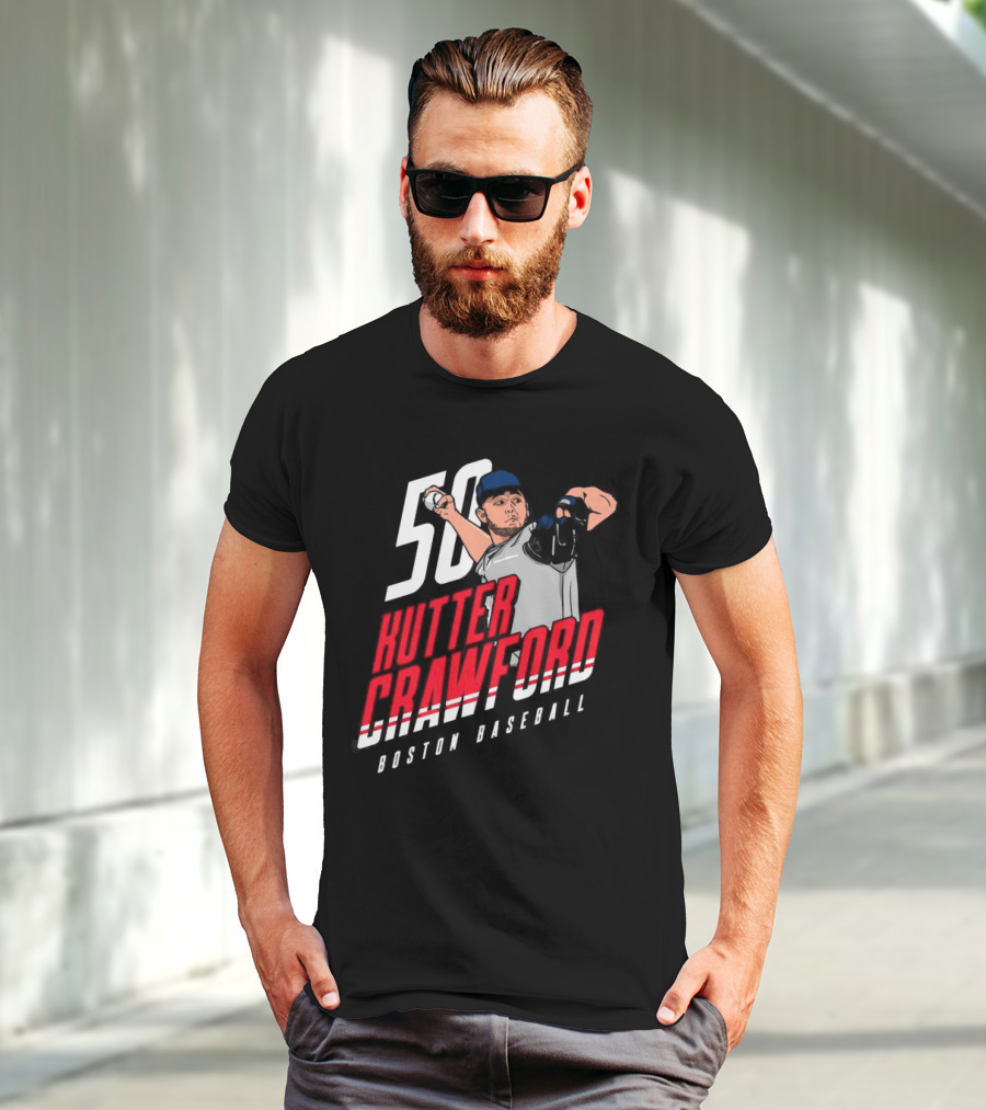 50 Kutter Crawford Boston Baseball T-Shirt
