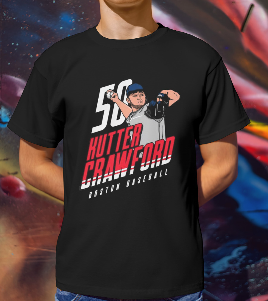 50 Kutter Crawford Boston Baseball T-Shirt