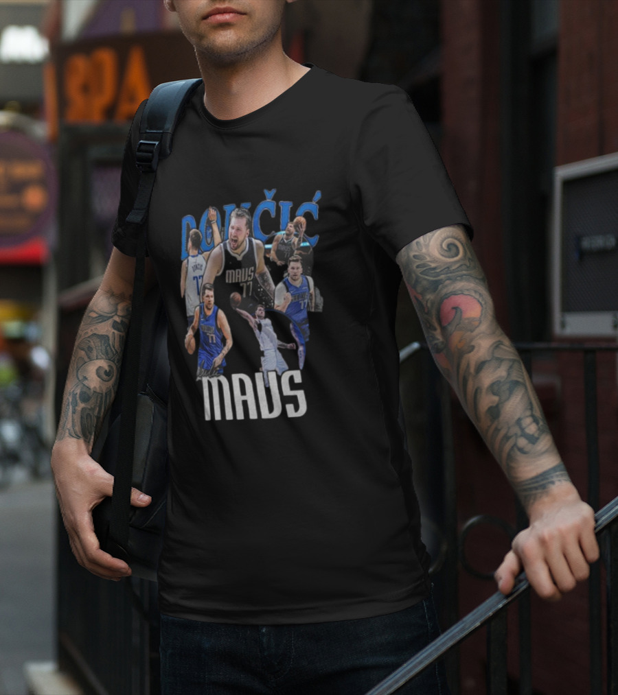 Doncic Mavs Luka Dallas Mavericks Stadium Essentials T-Shirt