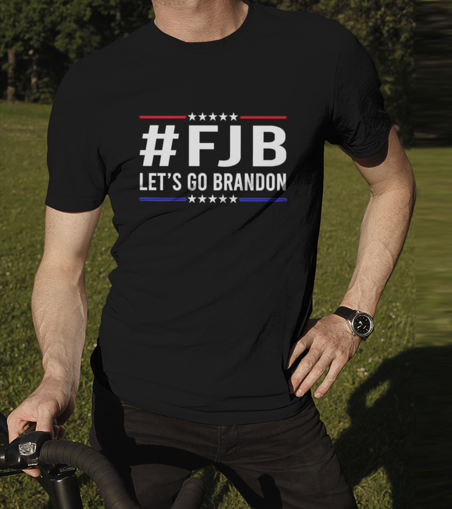 FJB Let’s Go Brandon Stars Red Blue Stripes T-Shirt