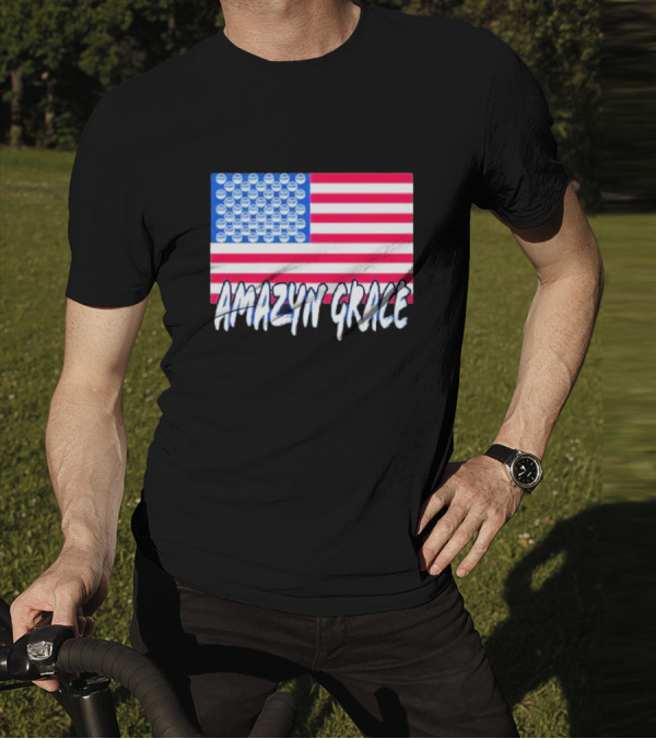 America Flag Amazyn Grace Pepsi Cap Stars T-Shirt