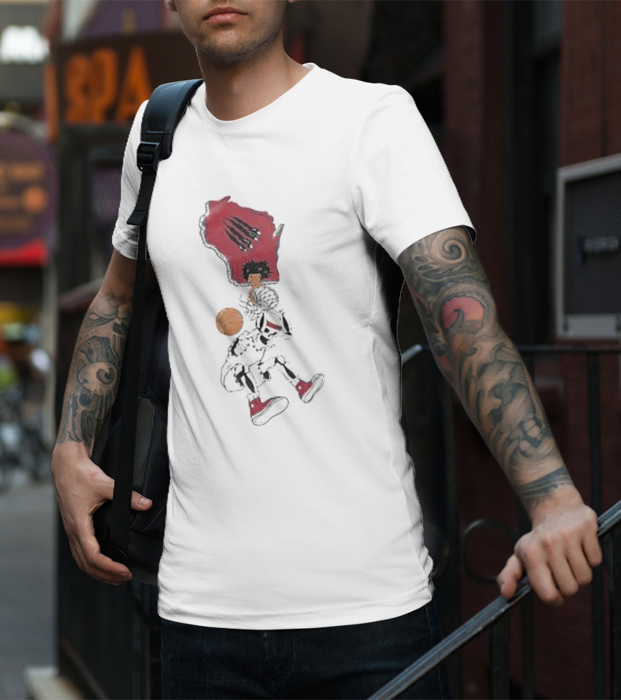 W Skeleton Dunk Basketball Barstool Summer Slam Dunk Essentials T-Shirt