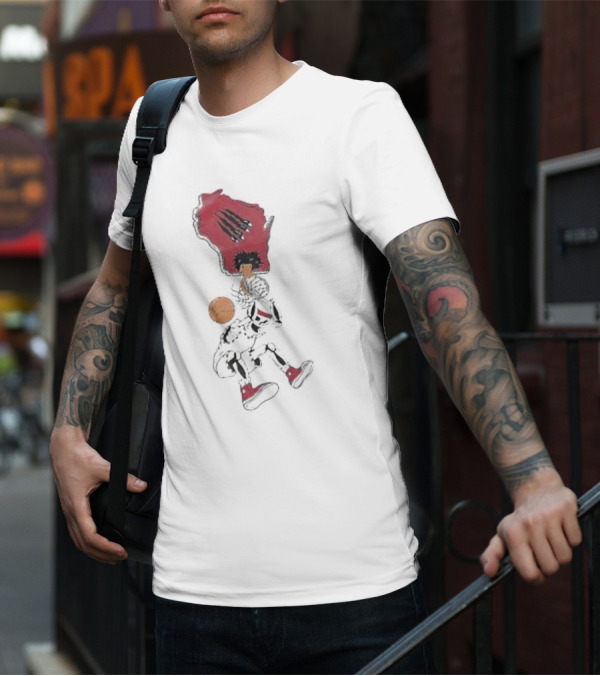 W Skeleton Dunk Basketball Barstool Summer Slam Dunk Essentials T-Shirt