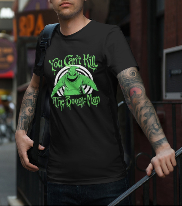 You Can’t Kill The Boogie Man Green Character Circle T-Shirt