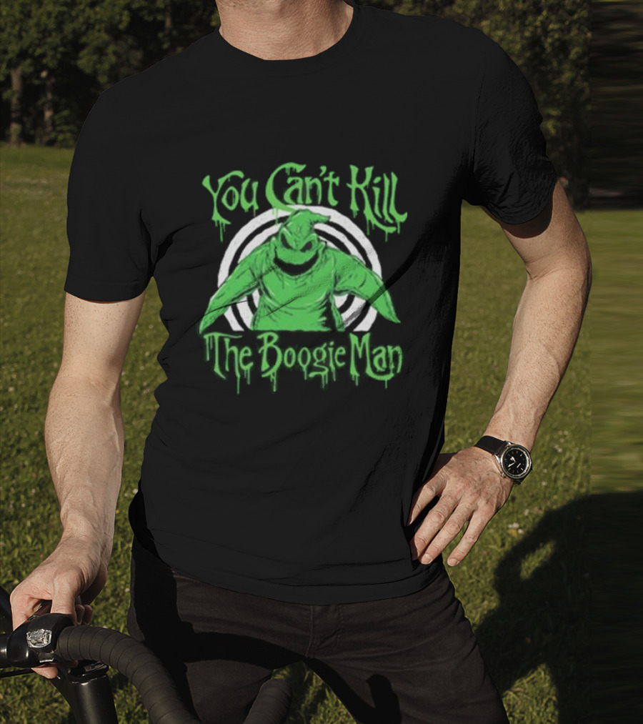You Can’t Kill The Boogie Man Green Character Circle T-Shirt