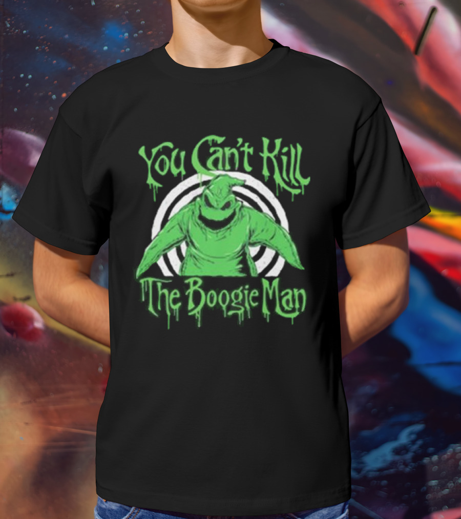 You Can’t Kill The Boogie Man Green Character Circle T-Shirt
