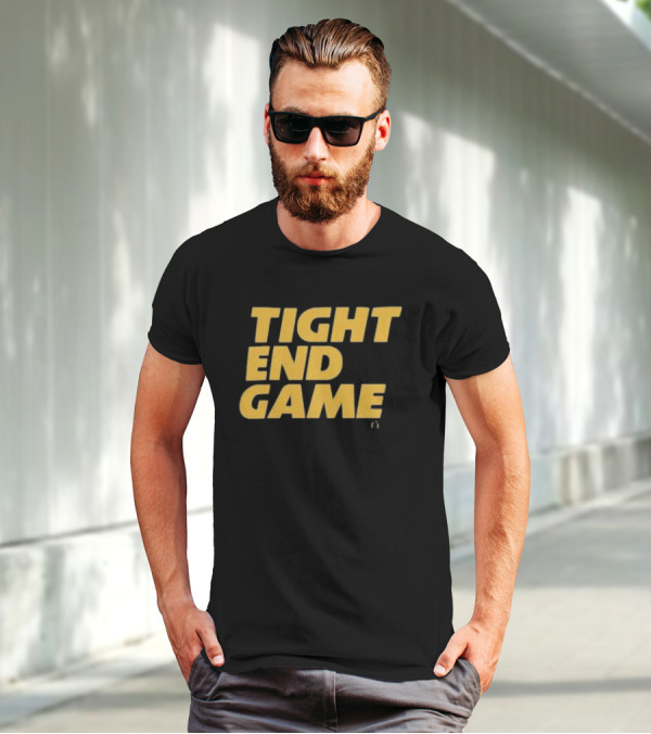 Kansas City Chiefs Tight End Game Yellow T-Shirt