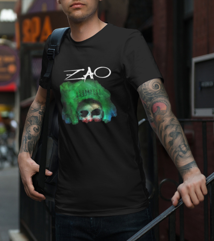Zao Splinter Mask Green T-Shirt