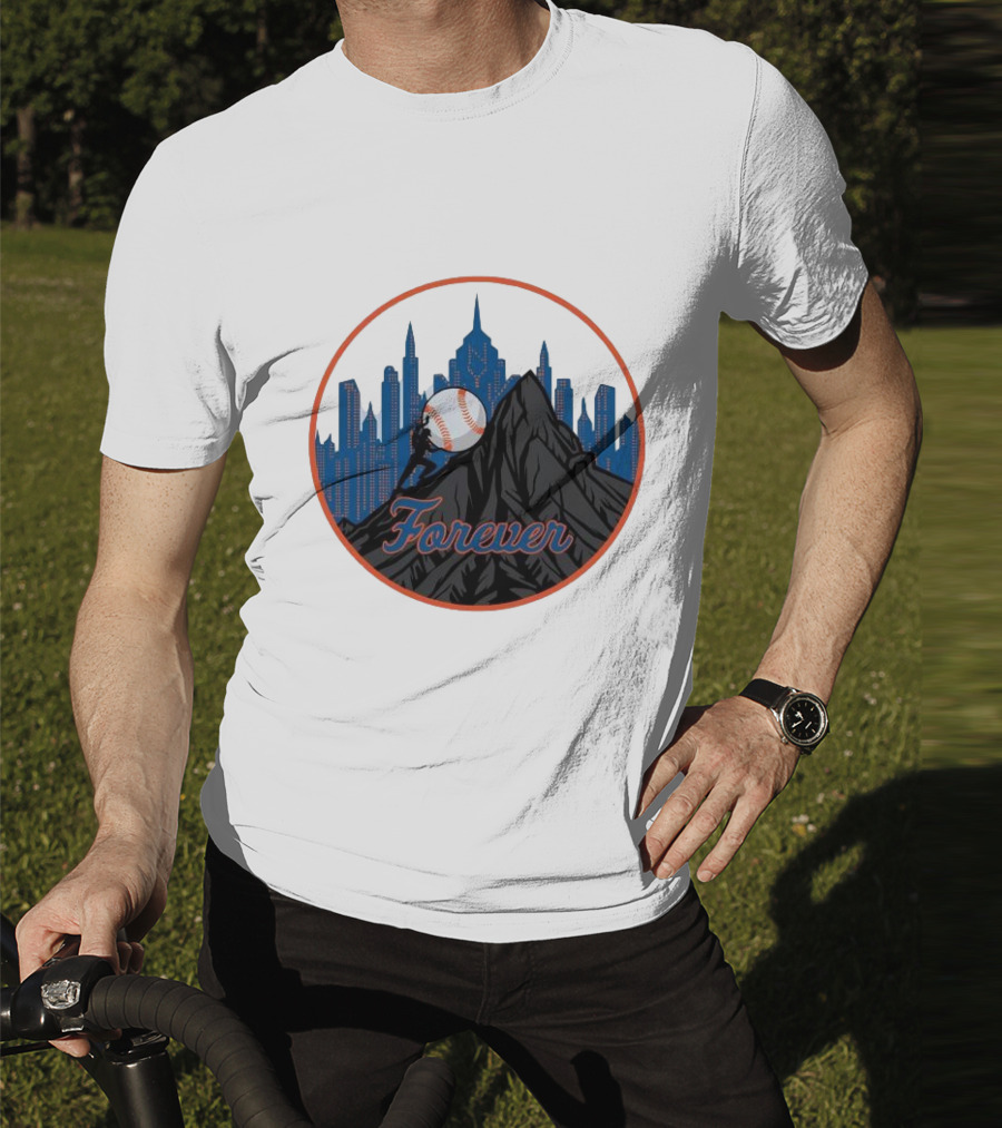 Forever New York Mets City Baseball Skyline T-Shirt