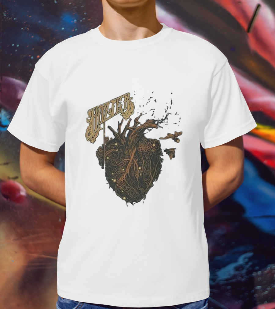 Hozier Heart And Roots Design Noblesville May 28 T-Shirt
